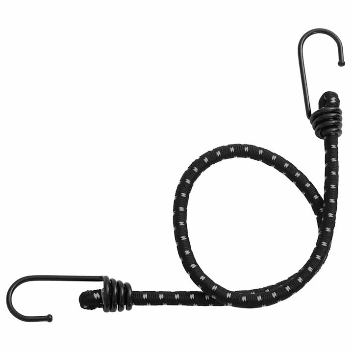 Bungee Cords With Reflective Strips And Hooks 10 Pcs