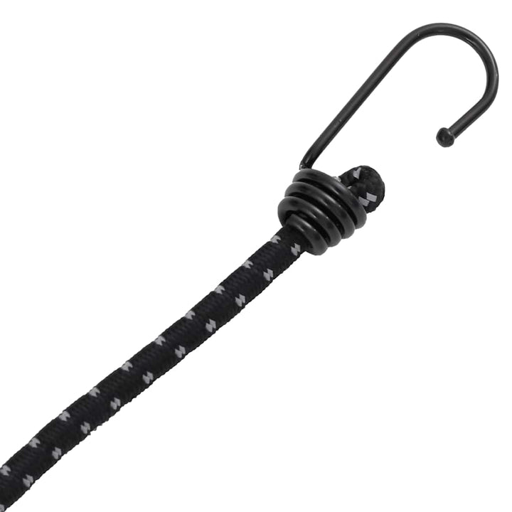Bungee Cords With Reflective Strips And Hooks 10 Pcs