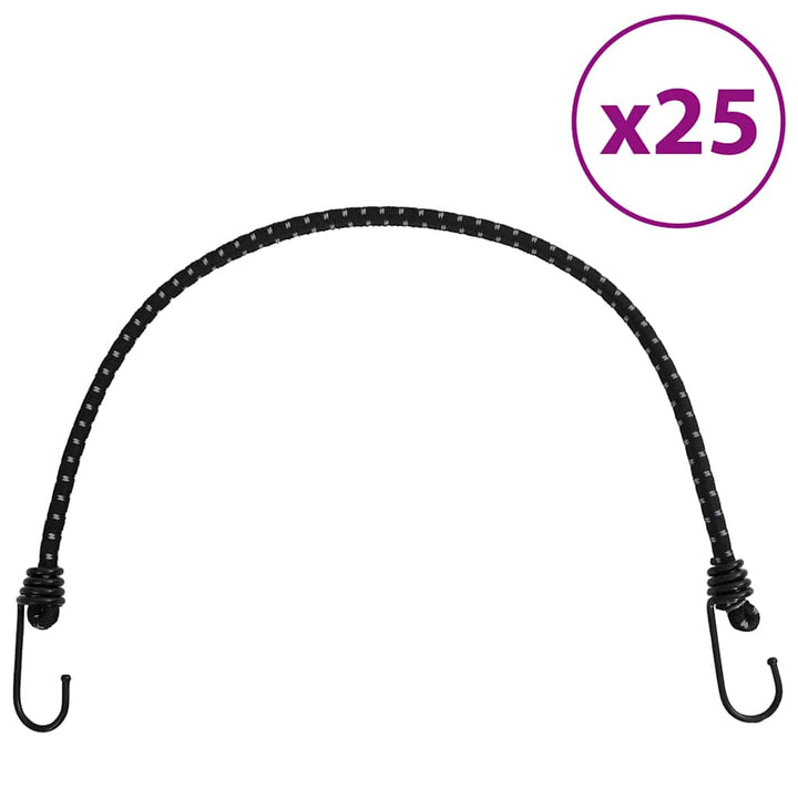 Bungee Cords With Reflective Strips And Hooks 10 Pcs