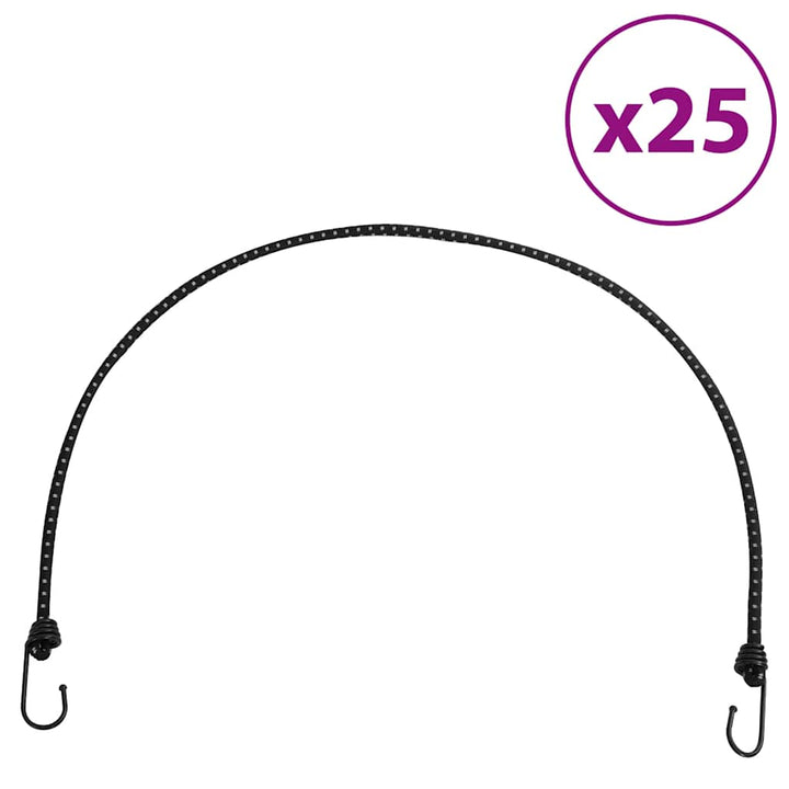 Bungee Cords With Reflective Strips And Hooks 10 Pcs