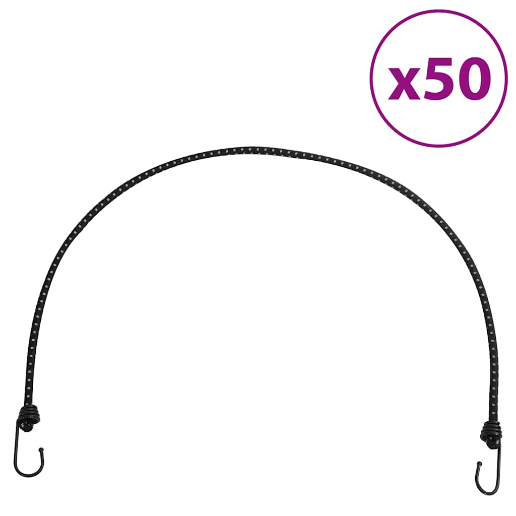 Bungee Cords With Reflective Strips And Hooks 10 Pcs