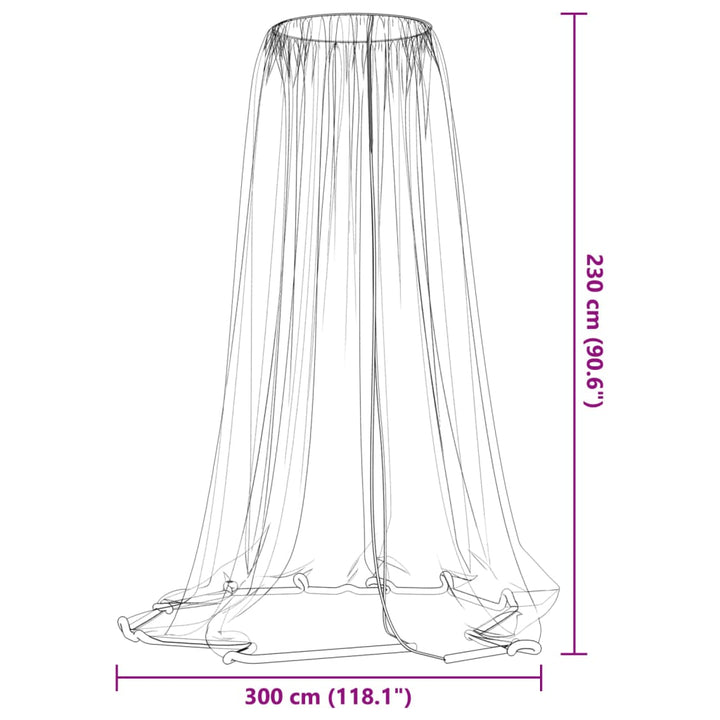Mosquito Net For Umbrella 220 Mesh Φ