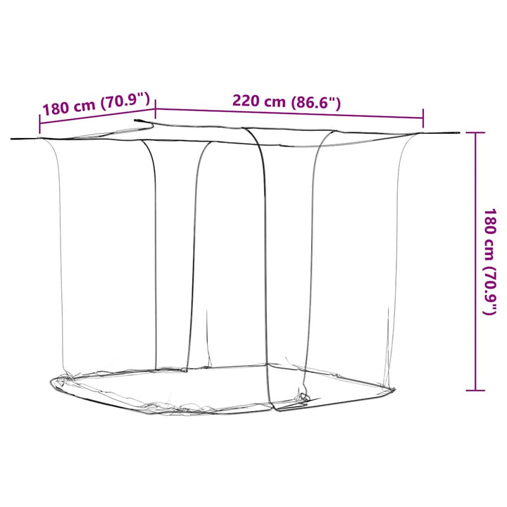 Hanging Mosquito Net 156 Mesh White