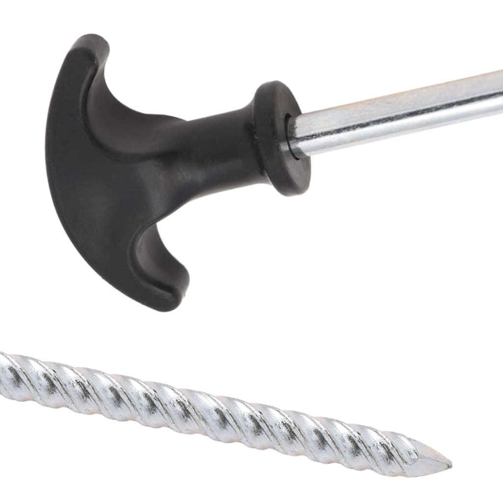 Tent Pegs 24 Pcs Ø7 Mm Galvanised Steel