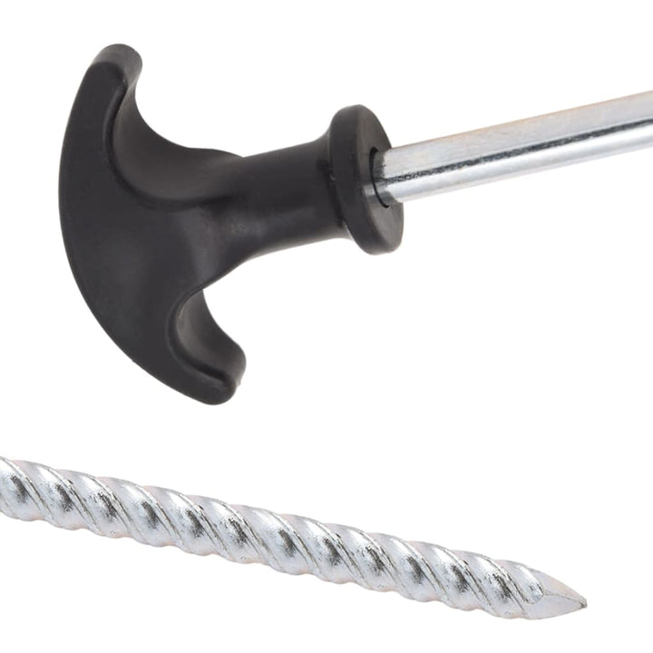 Tent Pegs 24 Pcs Ø7 Mm Galvanised Steel