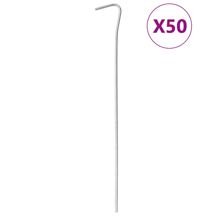 Tent Pegs 50 Pcs 23 Cm Ø Galvanised Steel