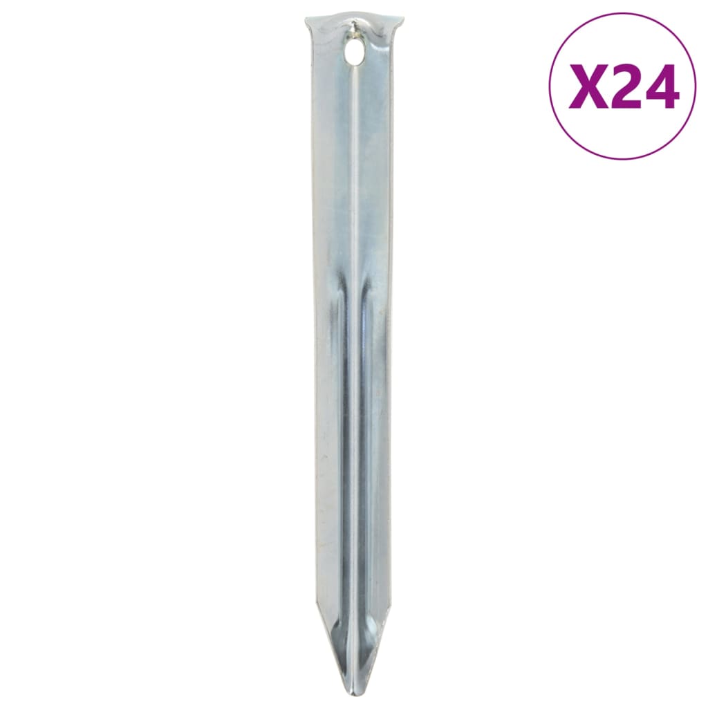 Tent Pegs 24 Pcs Ø20 Mm Galvanised Steel