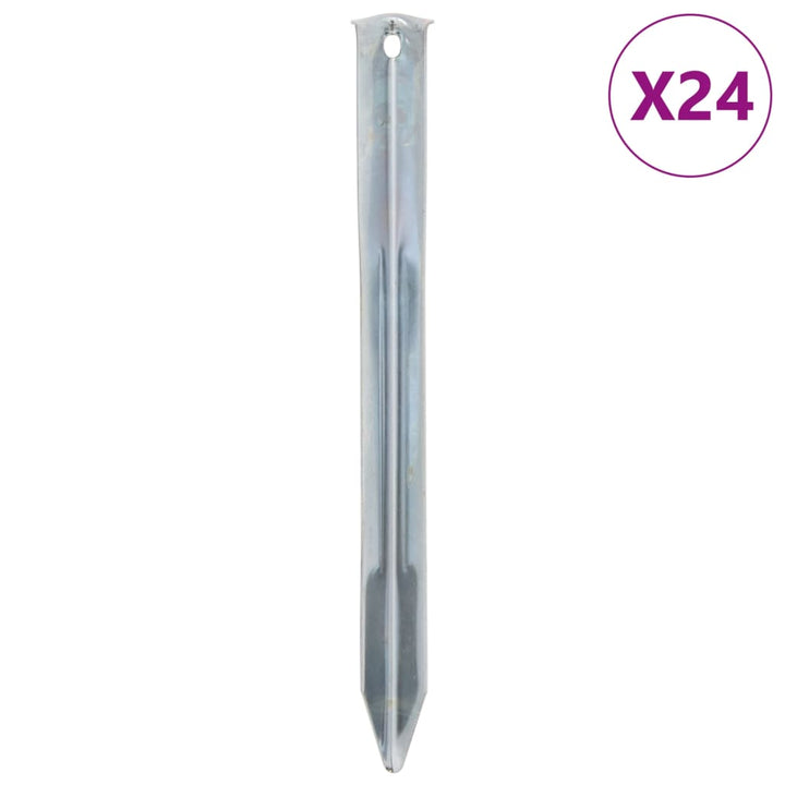 Tent Pegs 24 Pcs Ø20 Mm Galvanised Steel