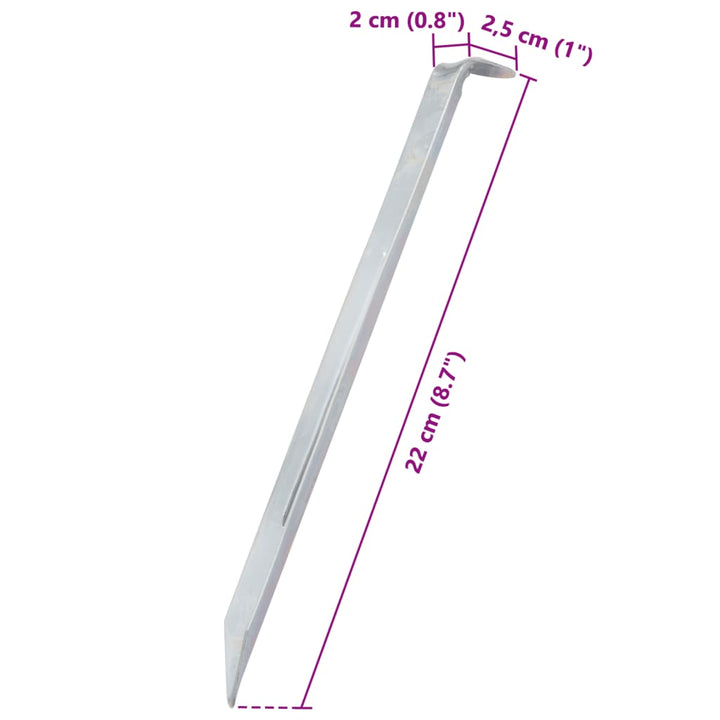 Tent Pegs 24 Pcs Ø20 Mm Galvanised Steel
