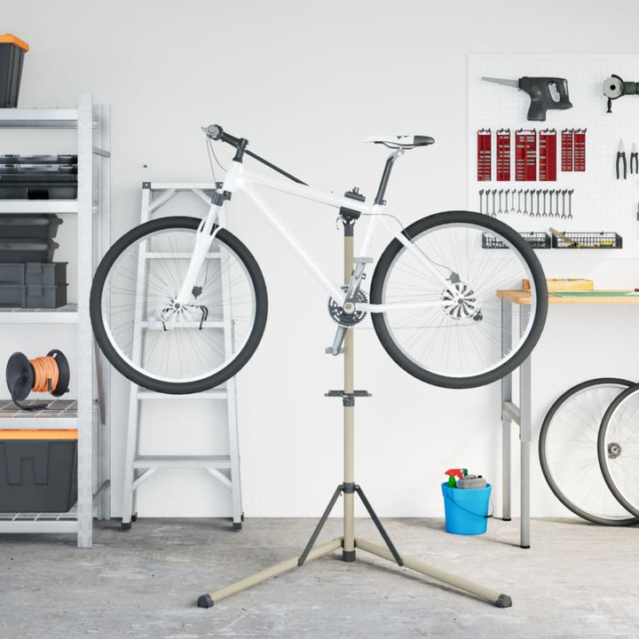 Bike Repair Stand Foldable Adjustable 102-160 Cm Aluminium