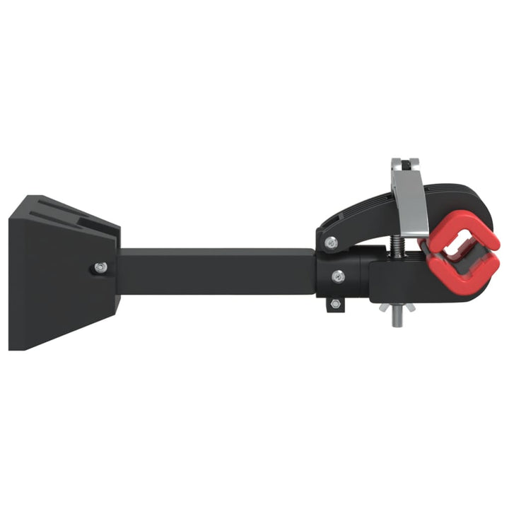 Bike Repair Stand Wall Mounted Foldable Red And Black Steel