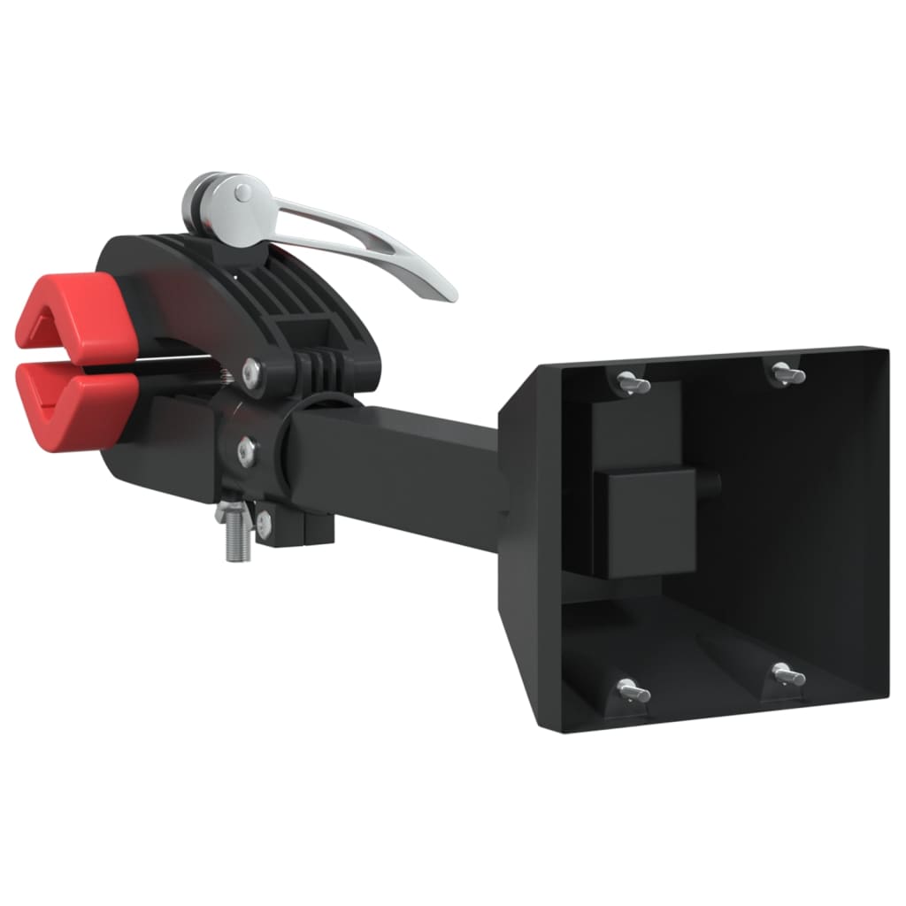 Bike Repair Stand Wall Mounted Foldable Red And Black Steel