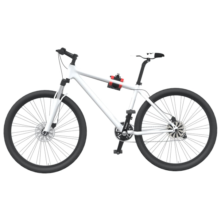 Bike Repair Stand Wall Mounted Foldable Red And Black Steel