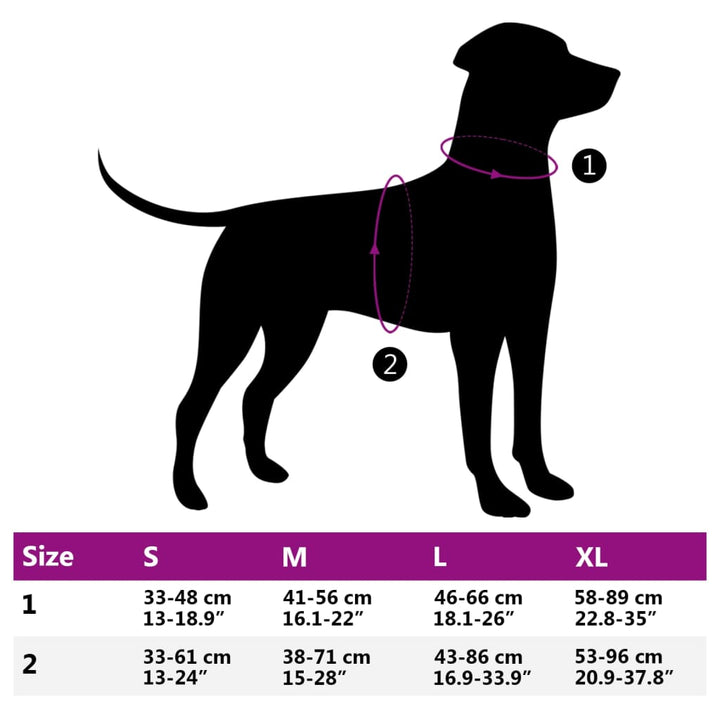 Dog Harness With Reflective Stripes Adjustable