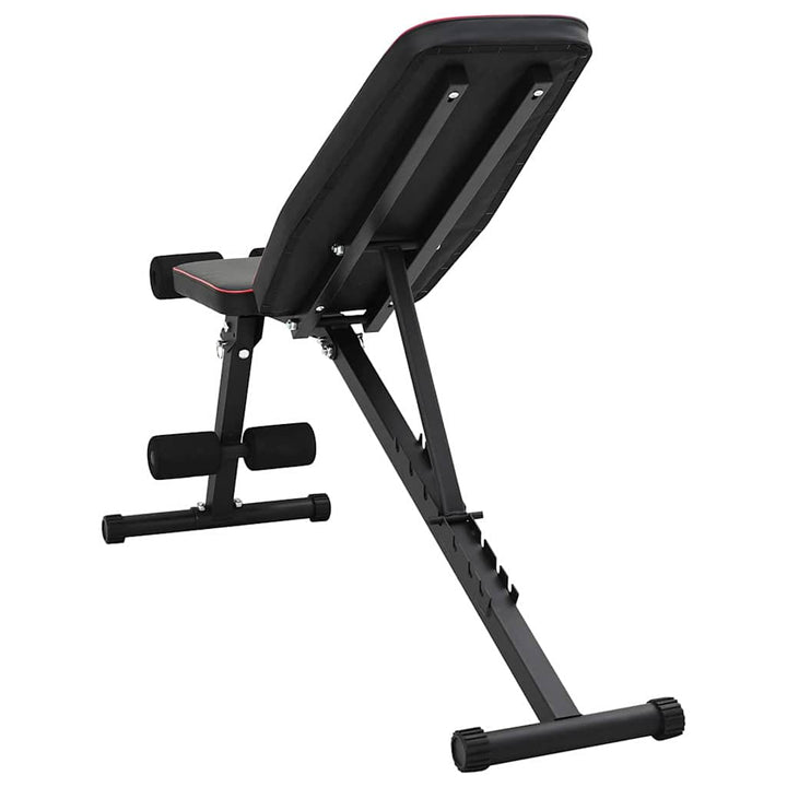 Weight Bench Manual Black 131 X 41 X 110 Cm Steel