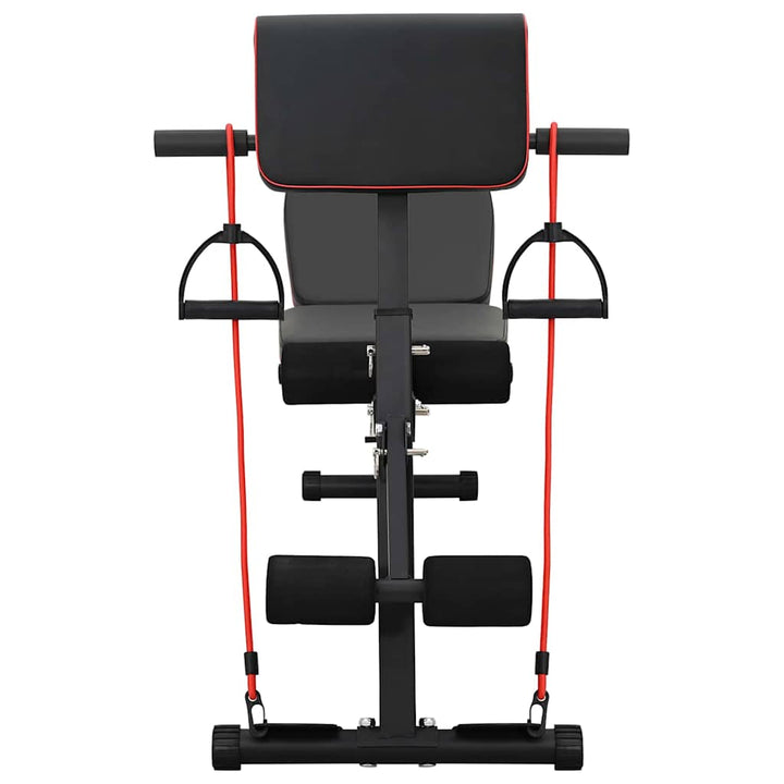 Weight Bench Manual Black 132 X 54 X 100 Cm Steel