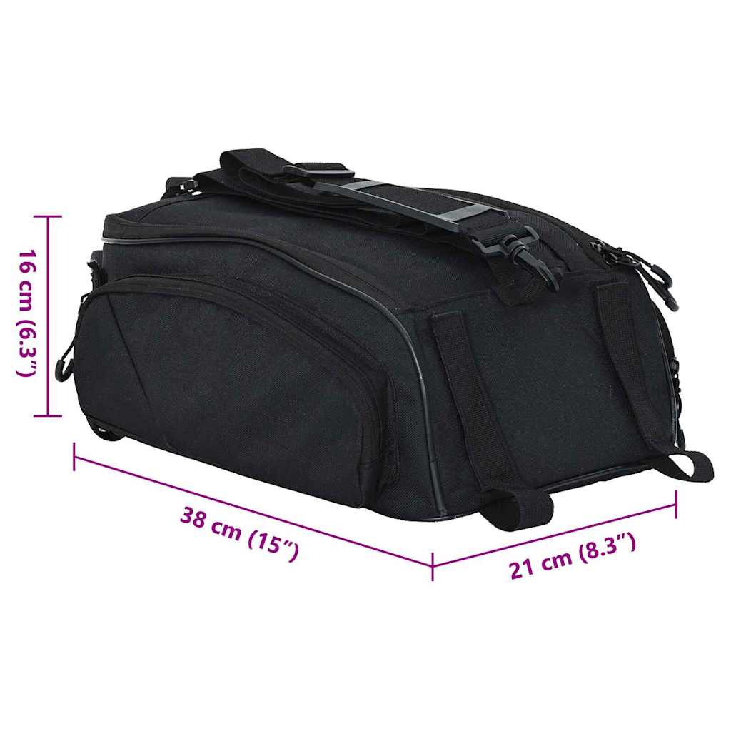 Bicycle Bag Black 38 X 21 X 16 Cm Polyester