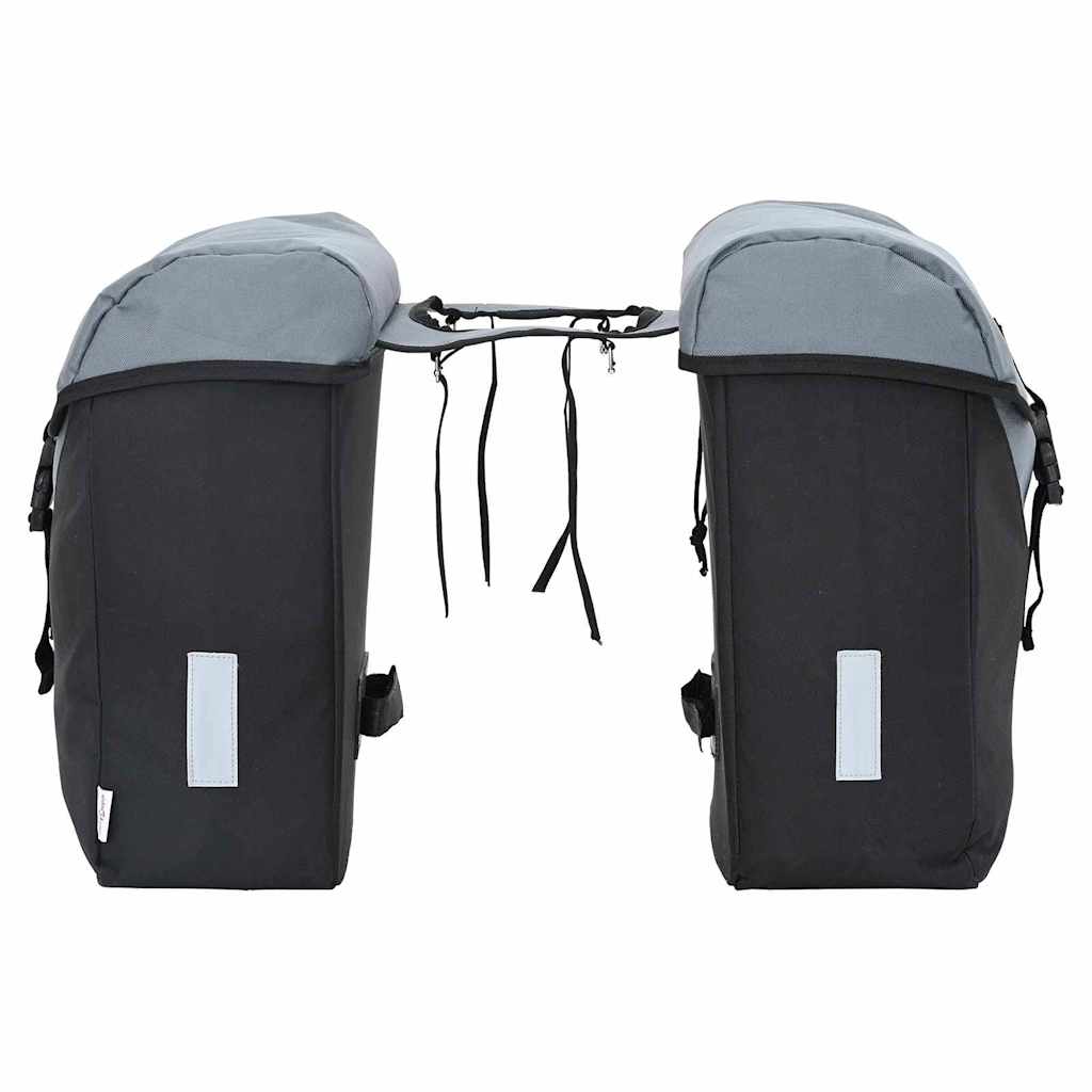 Bicycle Bag Black And Grey 15.5 X 31.5 X 40 Cm Polyester