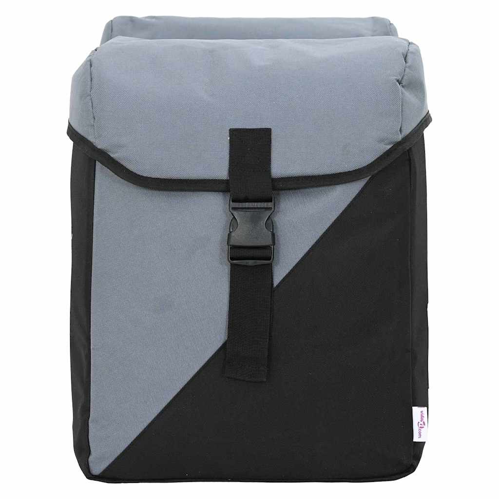 Bicycle Bag Black And Grey 15.5 X 31.5 X 40 Cm Polyester