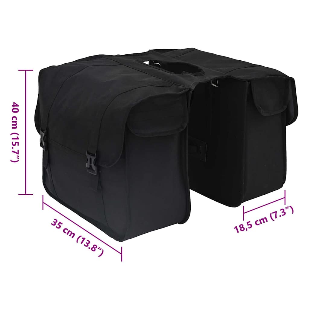 Bicycle Bag Black 18.5 X 40 X 35 Cm Polyester