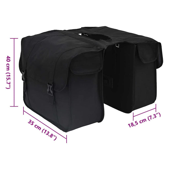 Bicycle Bag Black 18.5 X 40 X 35 Cm Polyester
