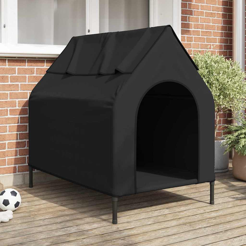 Dog House Light Grey Oxford Fabric And Steel