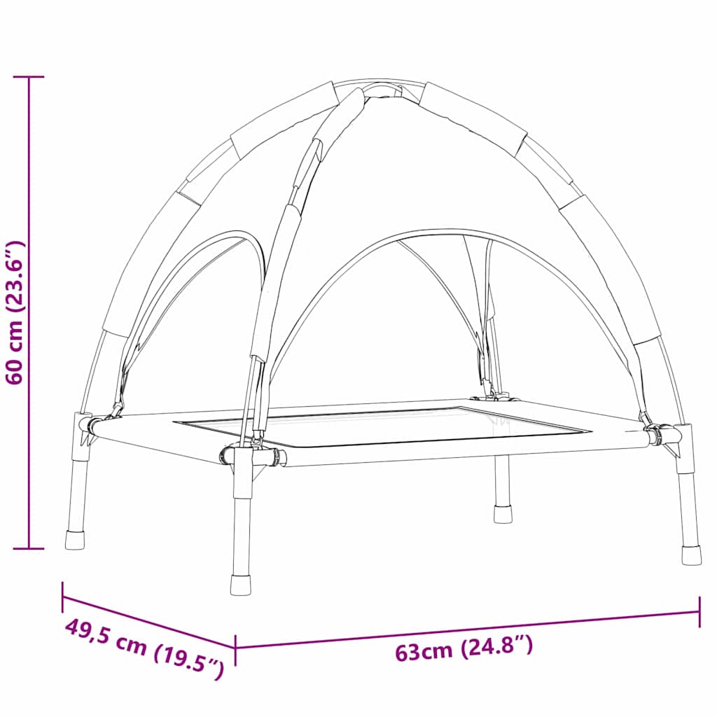 Dog Bed S Steel