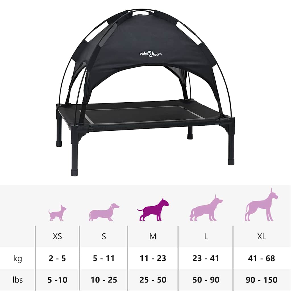 Dog Bed M Steel