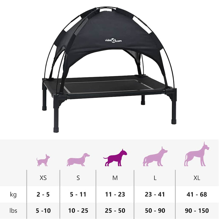 Dog Bed M Steel