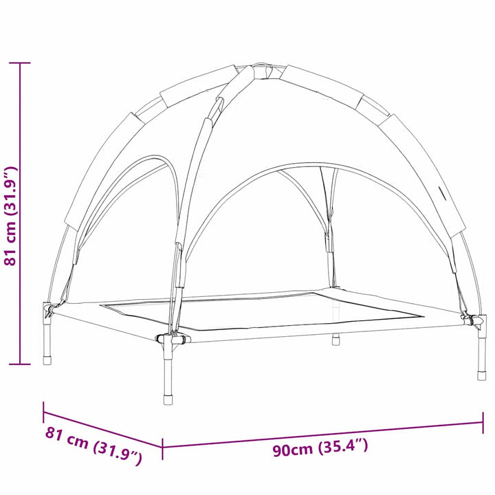 Dog Bed L Steel