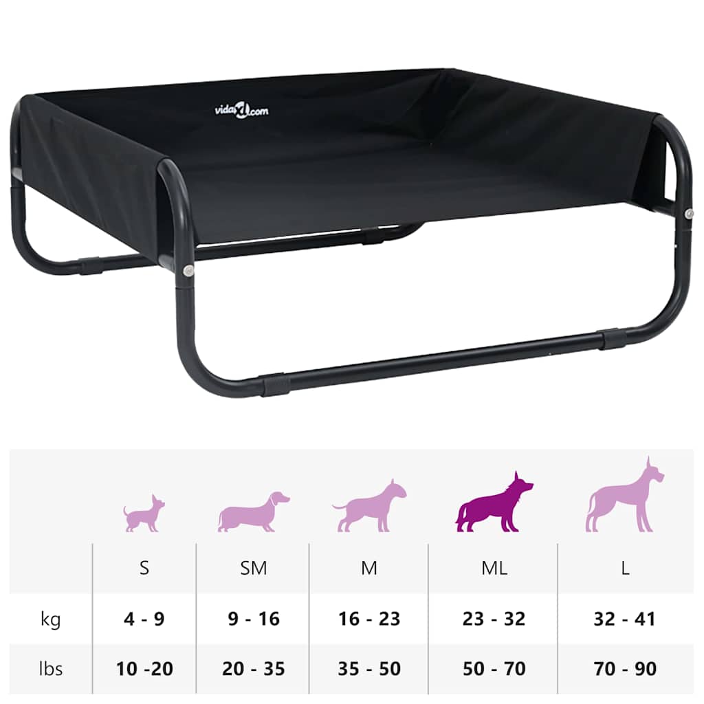 Dog Bed Ml Oxford Fabric And Steel