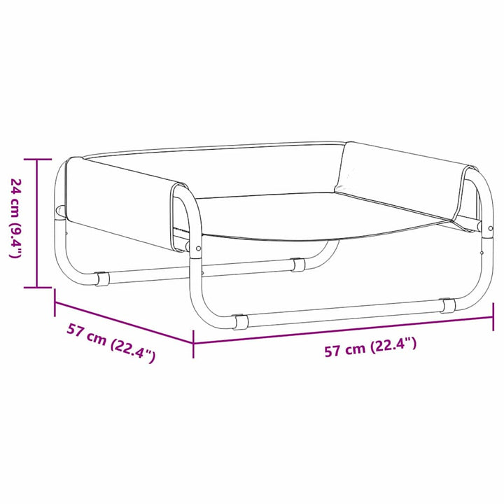 Dog Bed S Oxford Fabric And Steel
