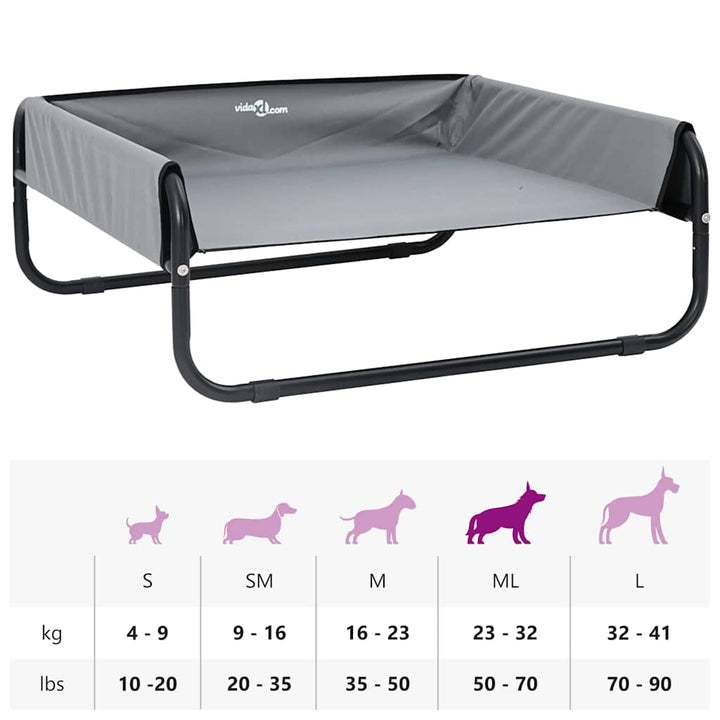 Dog Bed Ml Oxford Fabric And Steel