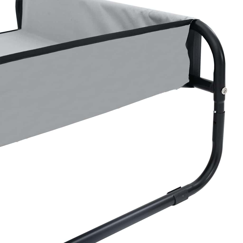 Dog Bed L Oxford Fabric And Steel