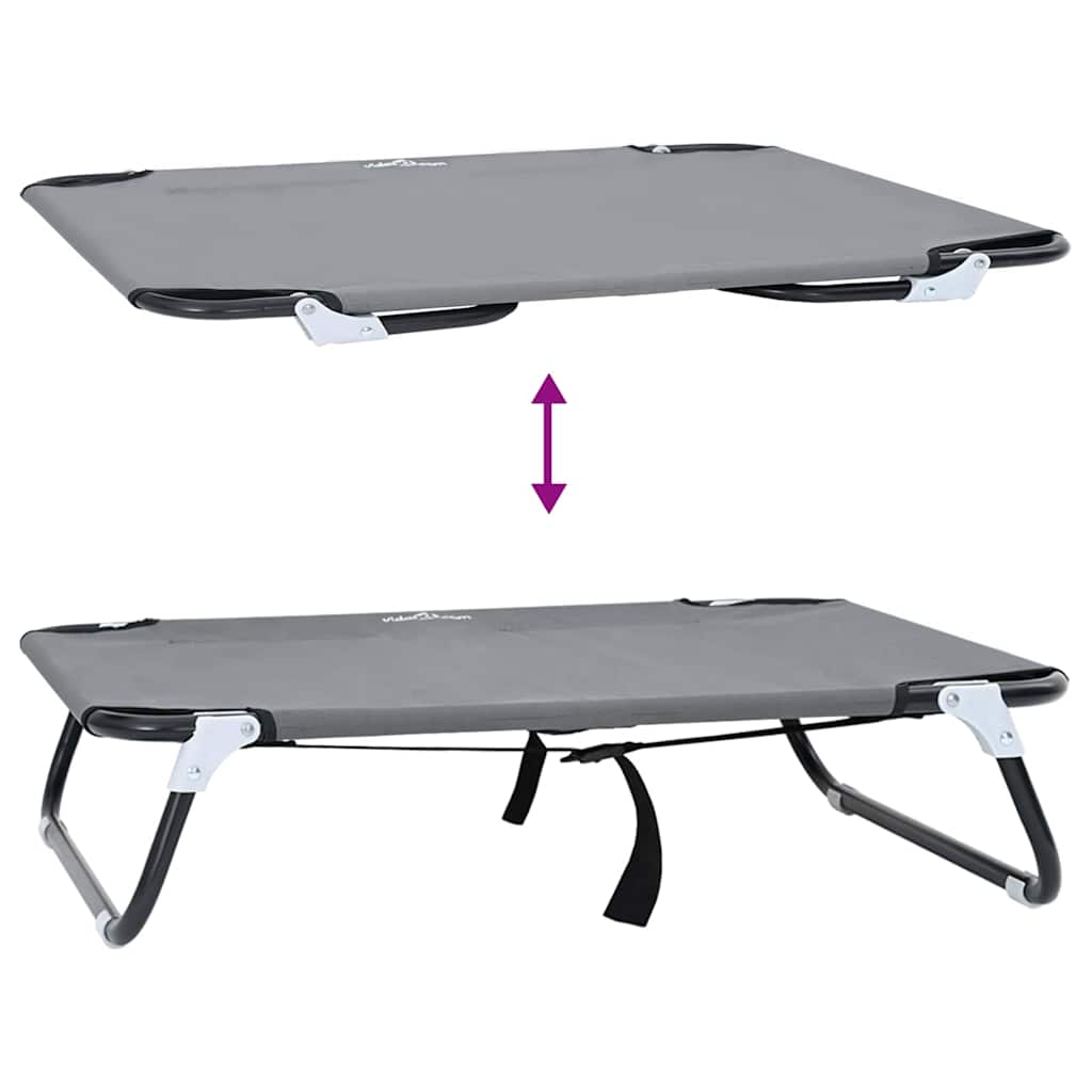 Dog Bed M Oxford Fabric And Steel