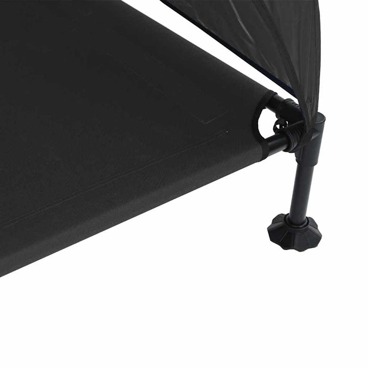 Raised Dog Bed Folding 127 X 81 X 108 Cm Fabric And Steel