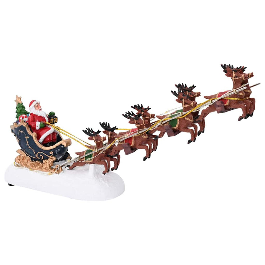 Christmas Decoration Multicolour 31.5 X 6.5 X 16 Cm Resin