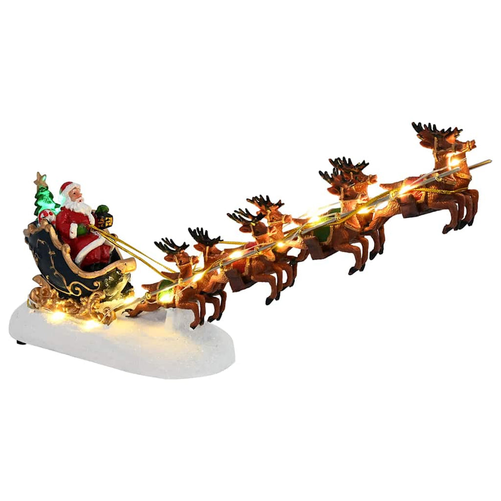 Christmas Decoration Multicolour 31.5 X 6.5 X 16 Cm Resin