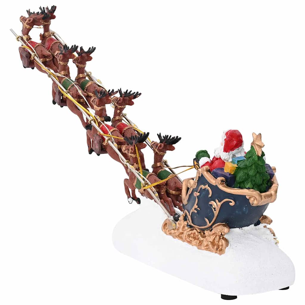 Christmas Decoration Multicolour 31.5 X 6.5 X 16 Cm Resin