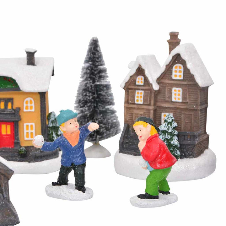 Christmas Tabletop Decor Multicolour 6.5 X 9.1 Cm Resin