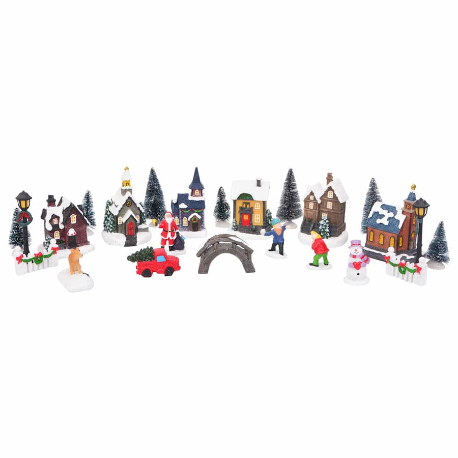 Christmas Tabletop Decor Multicolour 6.5 X 9.1 Cm Resin