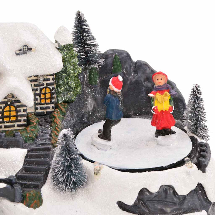 Christmas Tabletop Decor Multicolour 16 X 11.5 X 13 Cm Plastic