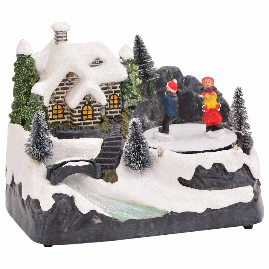 Christmas Tabletop Decor Multicolour 16 X 11.5 X 13 Cm Plastic