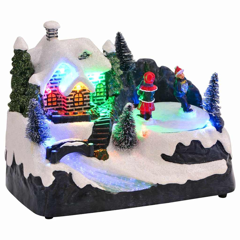 Christmas Tabletop Decor Multicolour 16 X 11.5 X 13 Cm Plastic