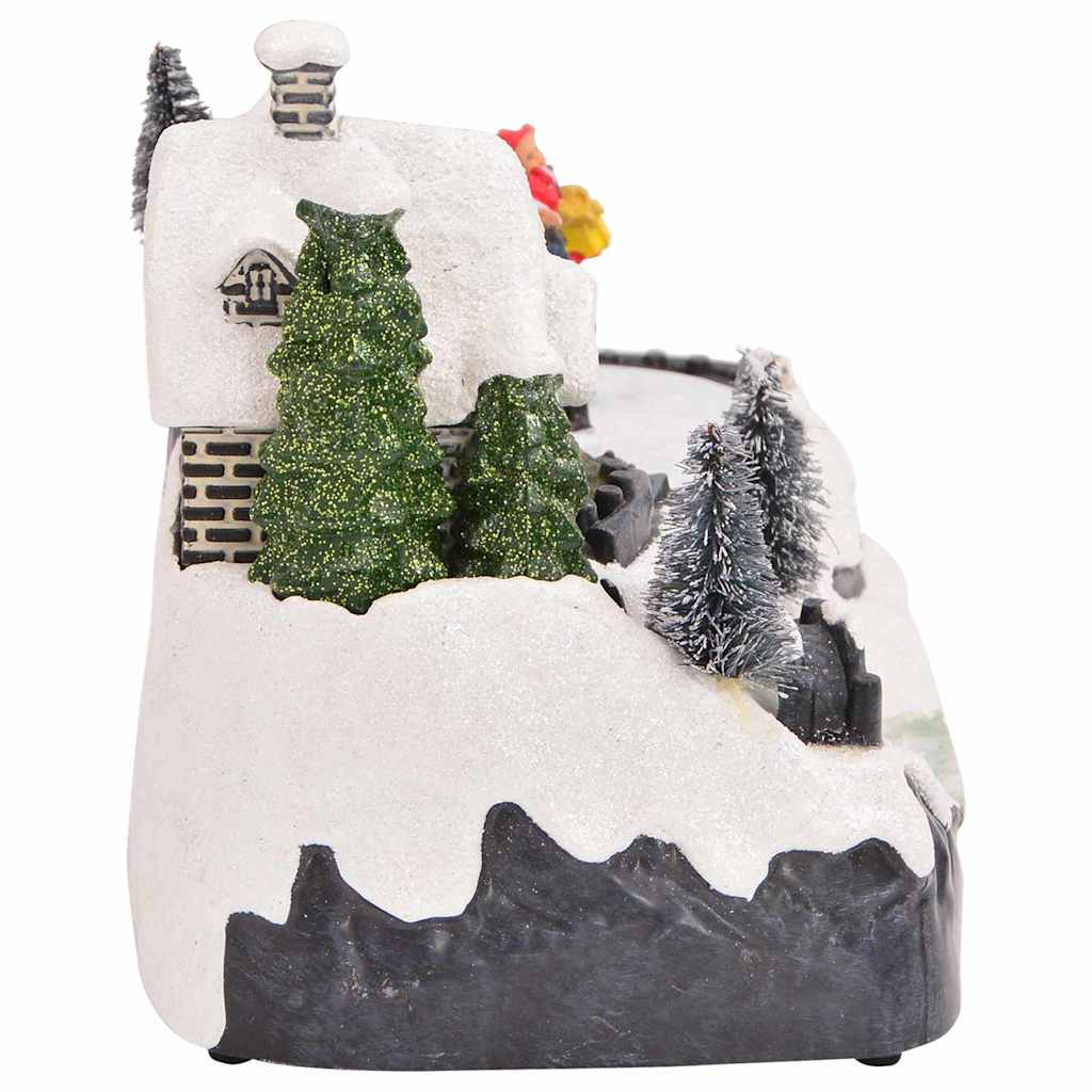Christmas Tabletop Decor Multicolour 16 X 11.5 X 13 Cm Plastic
