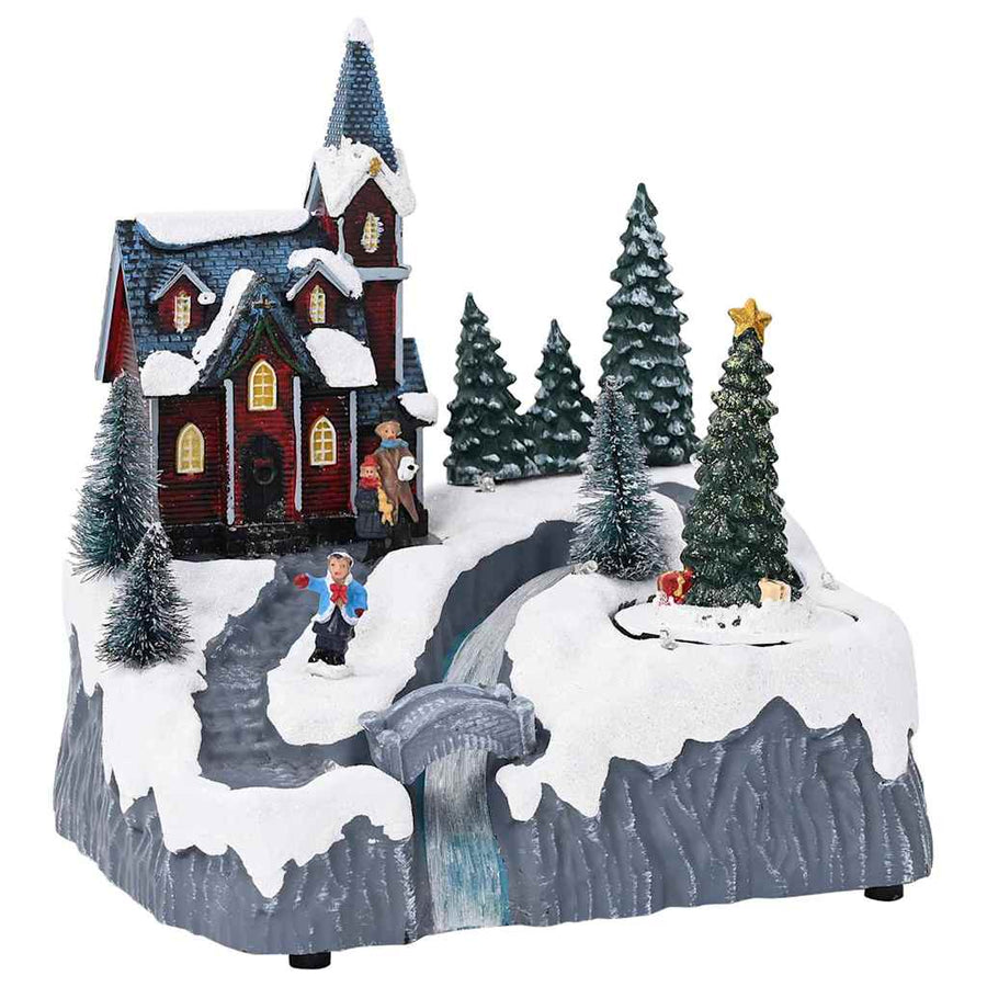 Christmas Village Multicolour 20.5 X 17 X 21 Cm Plastic