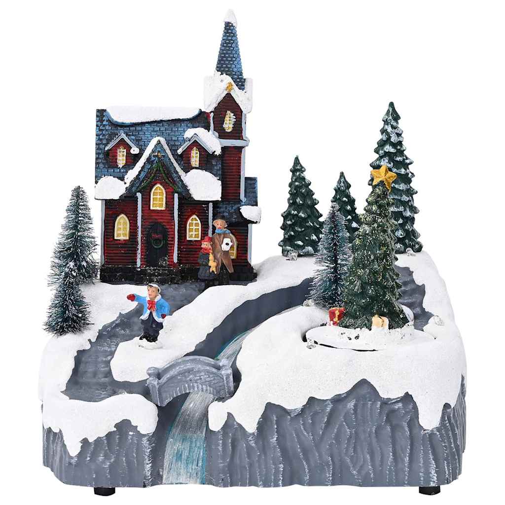 Christmas Village Multicolour 20.5 X 17 X 21 Cm Plastic