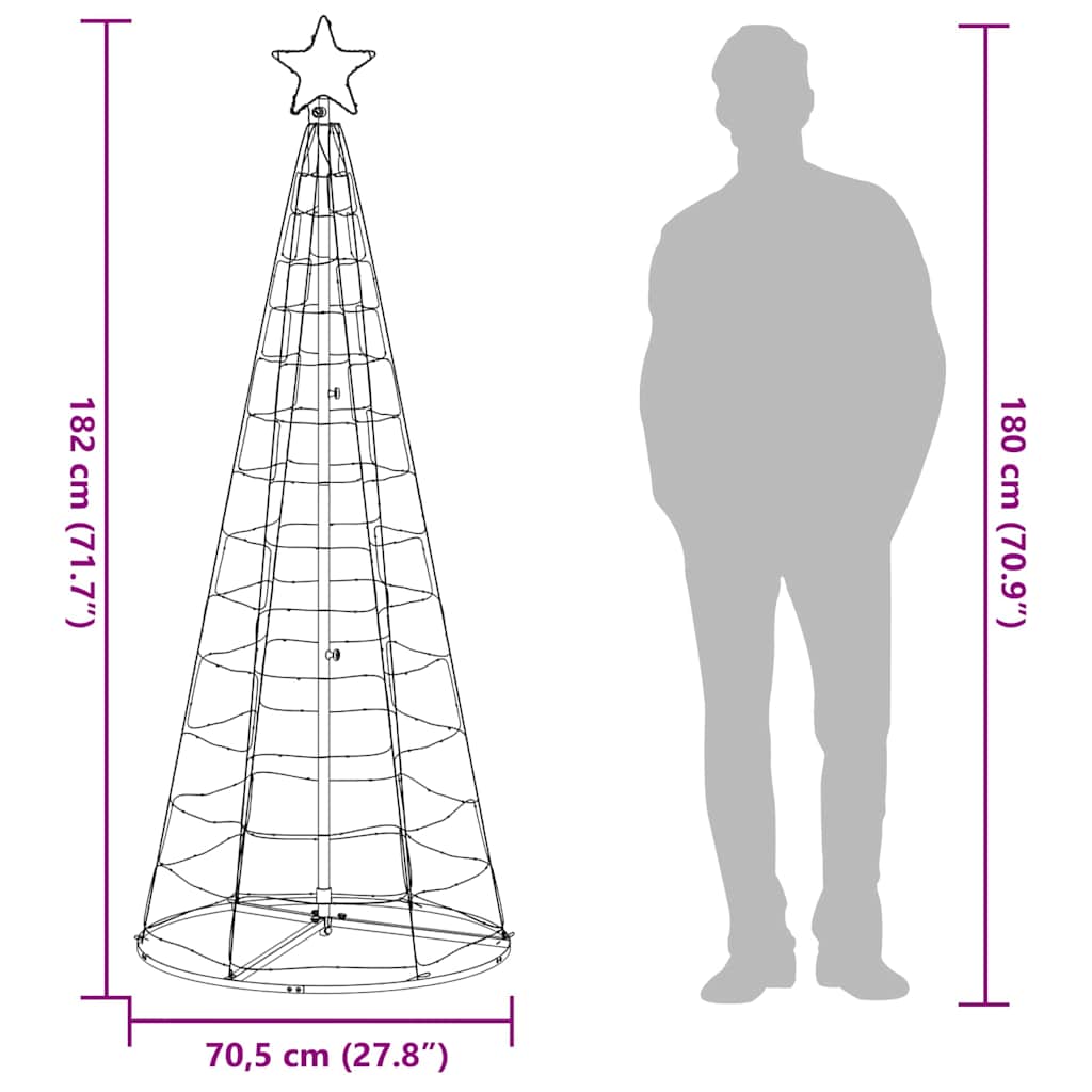 Led Christmas Tree 200 Leds Colorful