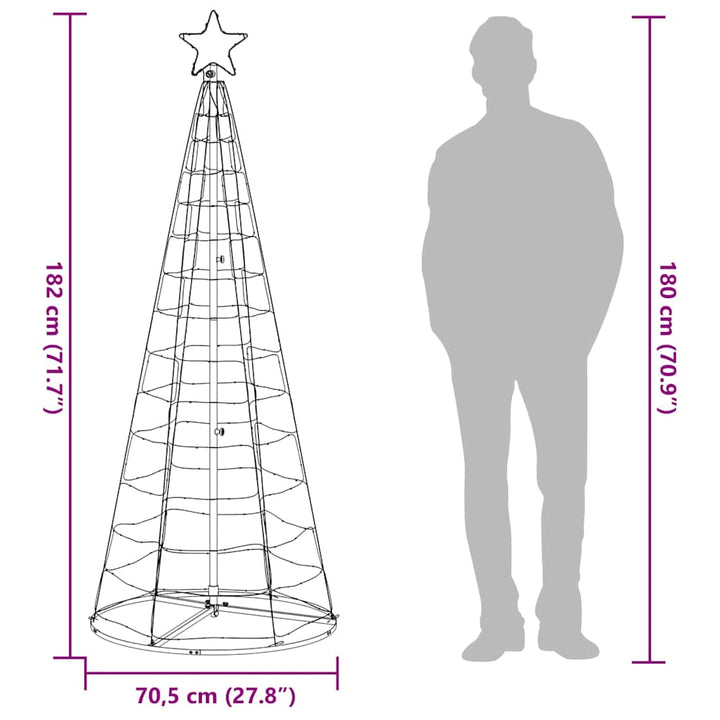Led Christmas Tree 200 Leds Colorful