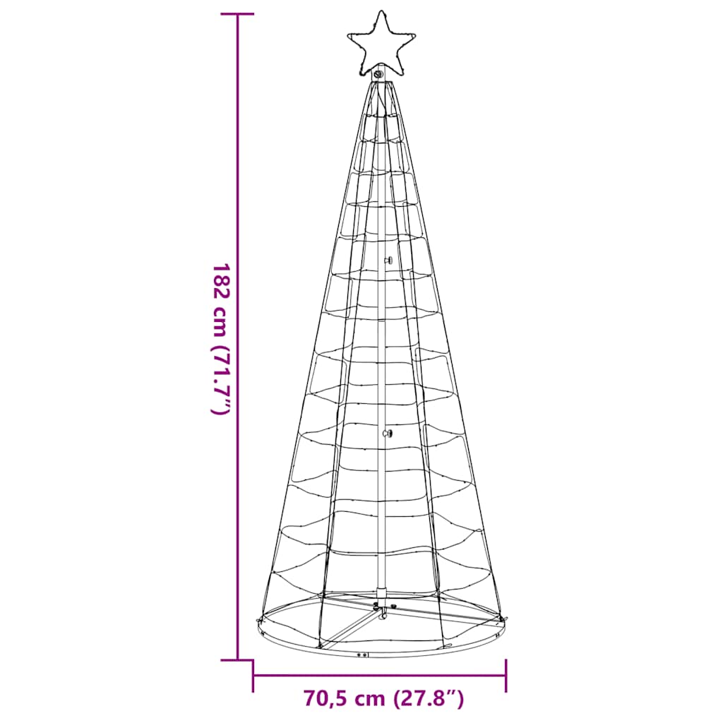 Led Christmas Tree 200 Leds Colorful
